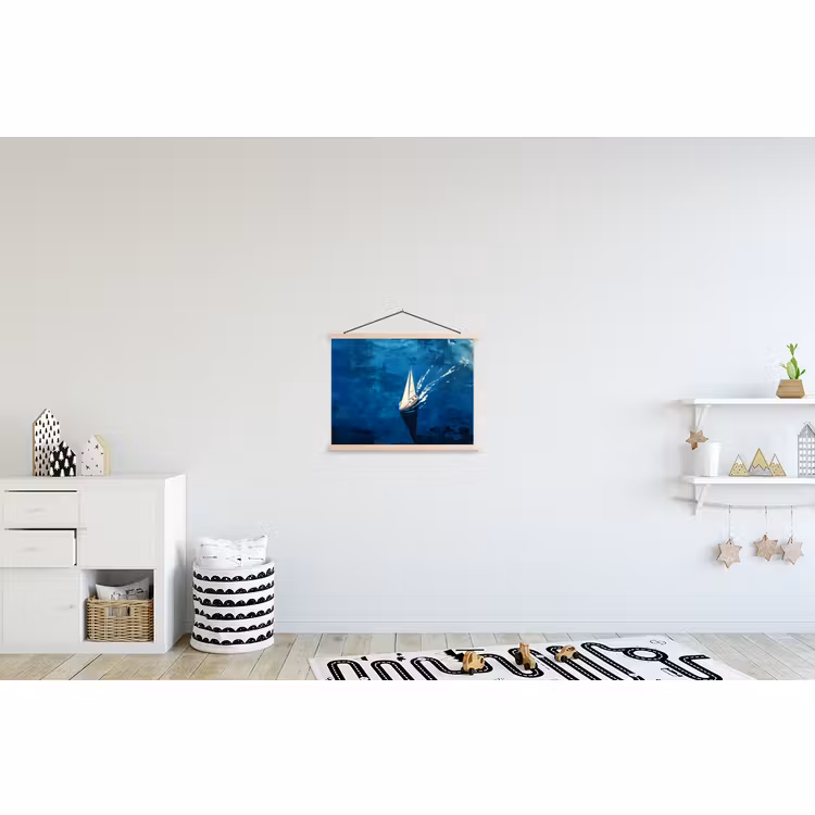 Hanging Poster - Sailboat - Water - Abstract - Shadow — 3