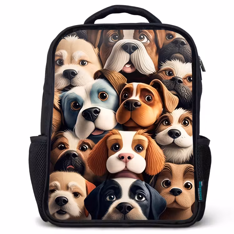 Kids' Backpacks Black -. Barking Gang — 1
