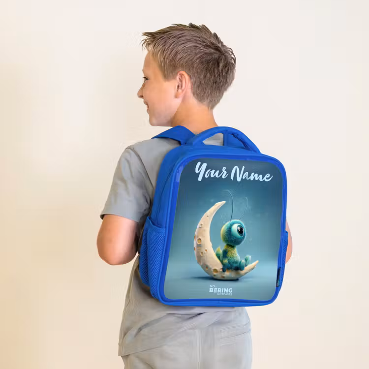 Kids' Backpacks with name Blue -. Dreamy Creature on the Moon β 2