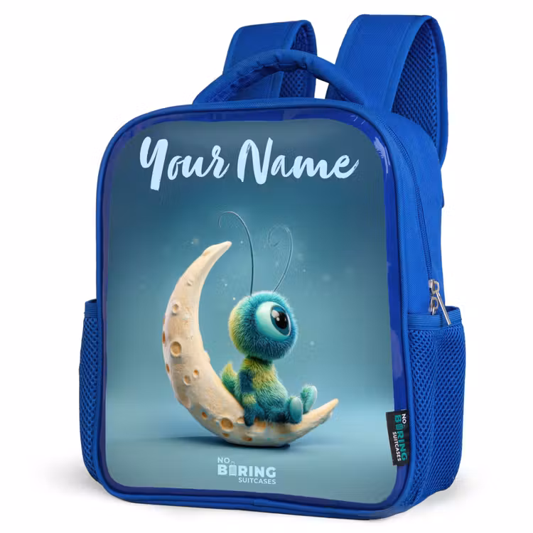 Kids' Backpacks with name Blue -. Dreamy Creature on the Moon β 4