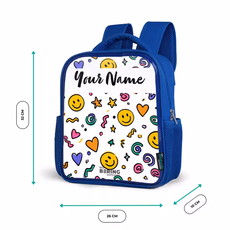 Kids' Backpacks with name Blue -. Smiley - Heart - Star — 3