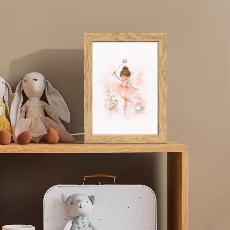 Kids’ Night Light - Ballerina - Fairy - Flowers - Pink — 3