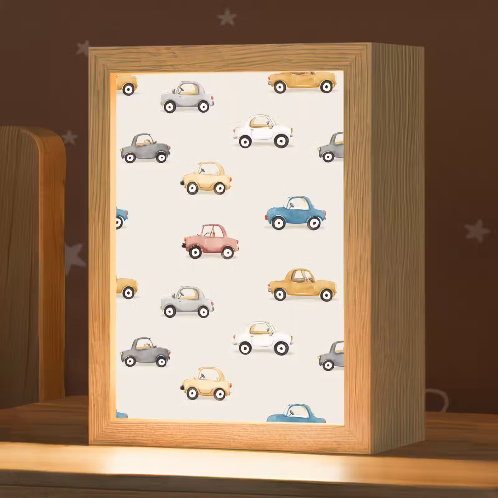 Kids’ Night Light - Colorful - Retro - Cars — 1