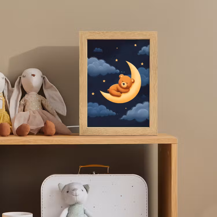 Kids’ Night Light - Teddy bear - Moon - Clouds - Stars — 3