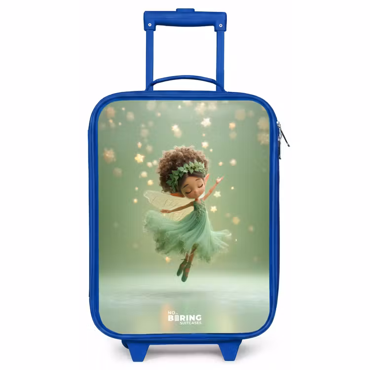 Kids’ Suitcase - Blue - Dancing fairy in green light — 1