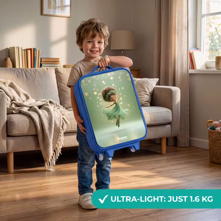 Kids’ Suitcase - Blue - Dancing fairy in green light — 2