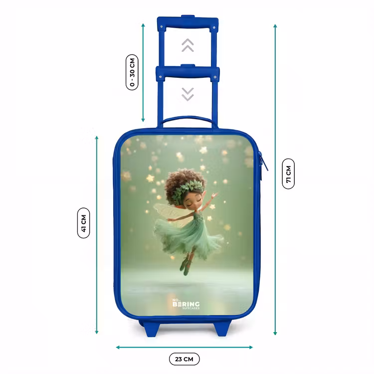 Kids’ Suitcase - Blue - Dancing fairy in green light — 6