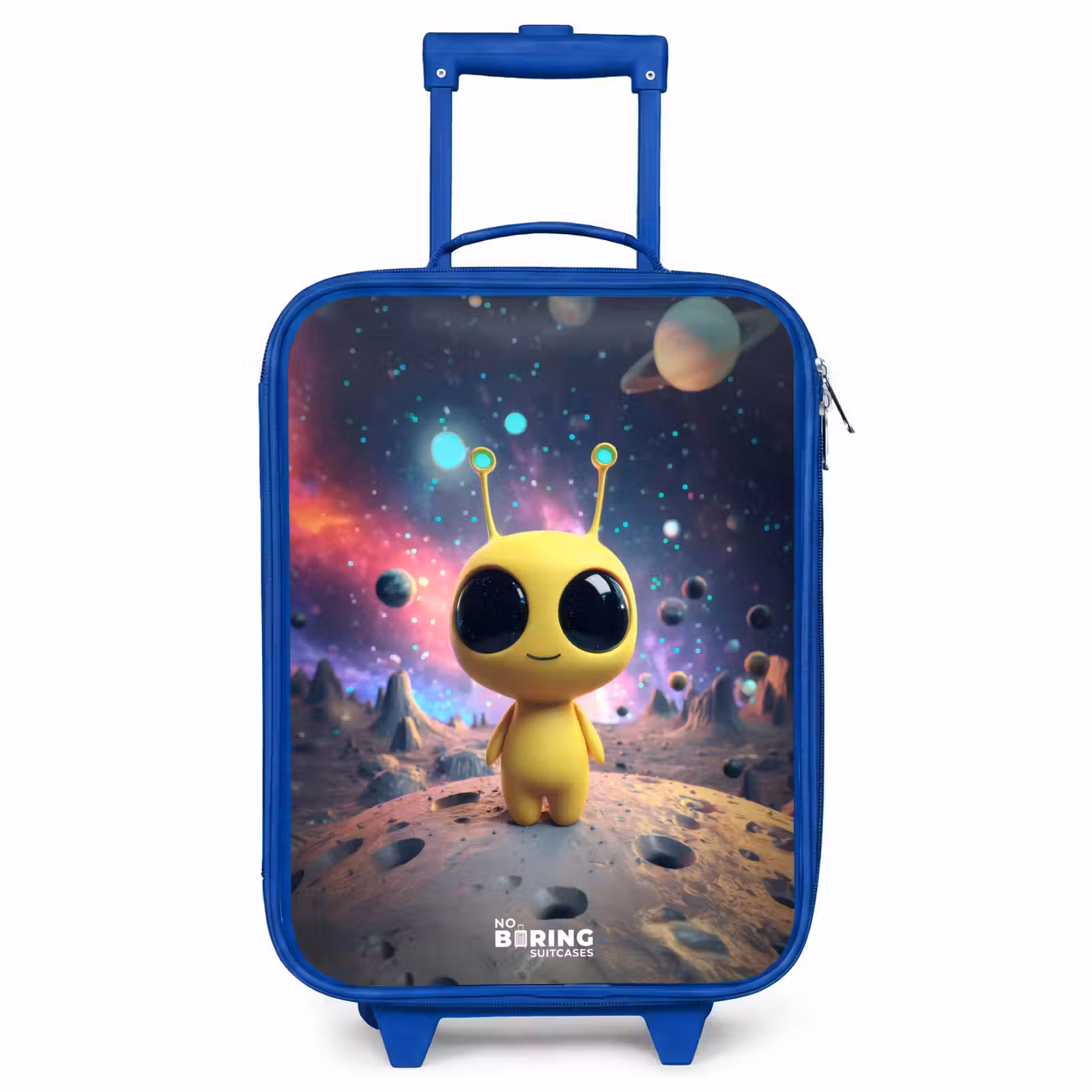 Kids’ Suitcase - Blue - Merry alien creature — 1