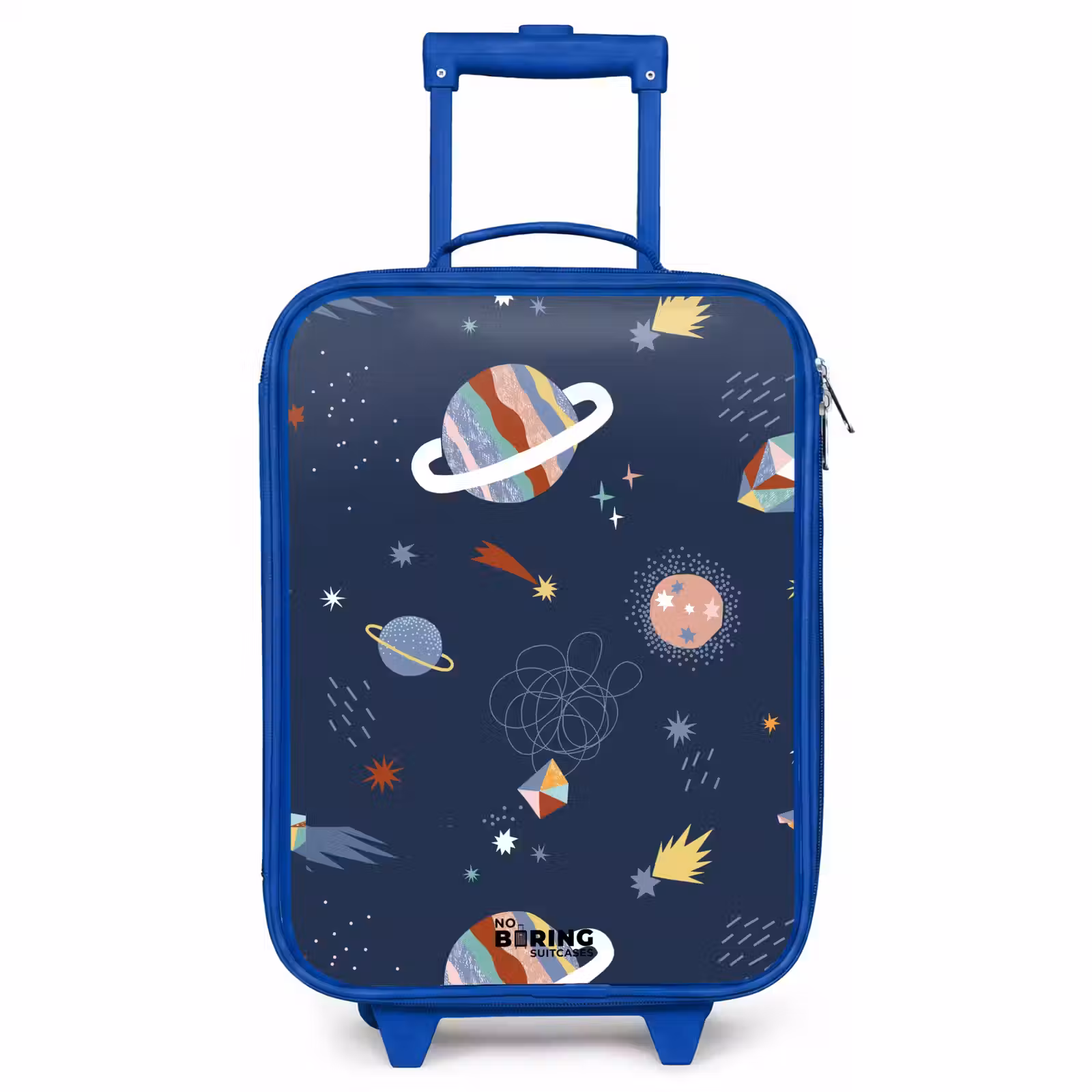 Kids’ Suitcase - Blue - Planets in the sky — 1