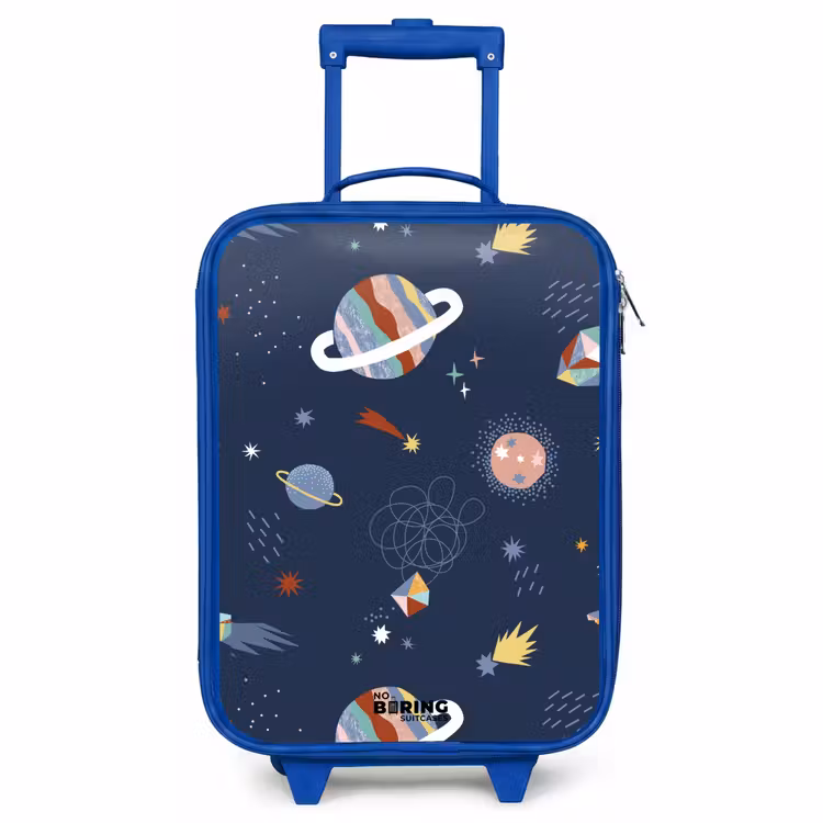Kids’ Suitcase - Blue - Planets in the sky — 1
