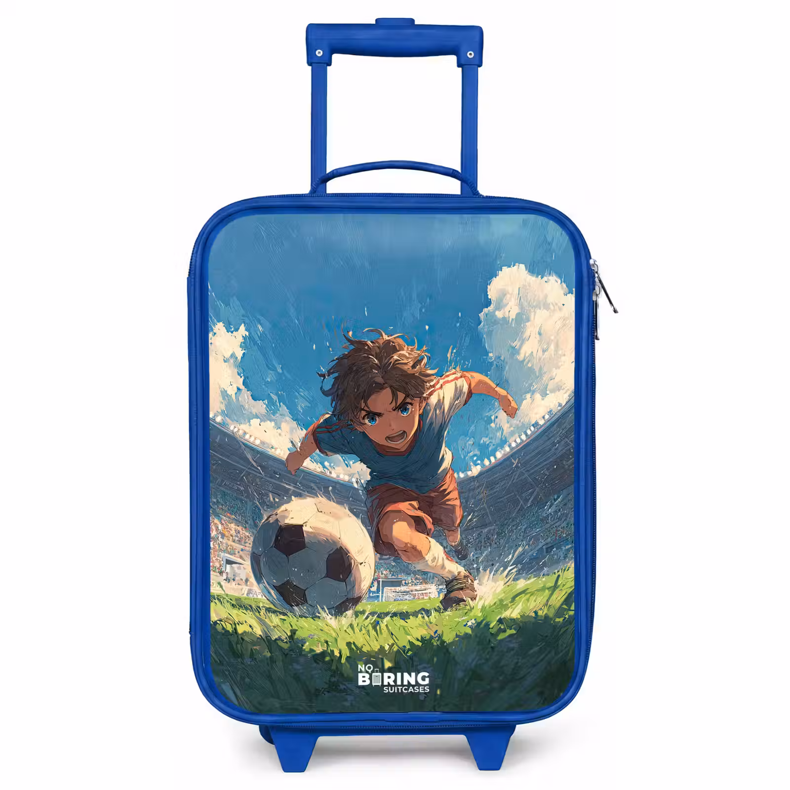 Kids’ Suitcase - Blue - Stadium - Football - Boy — 1