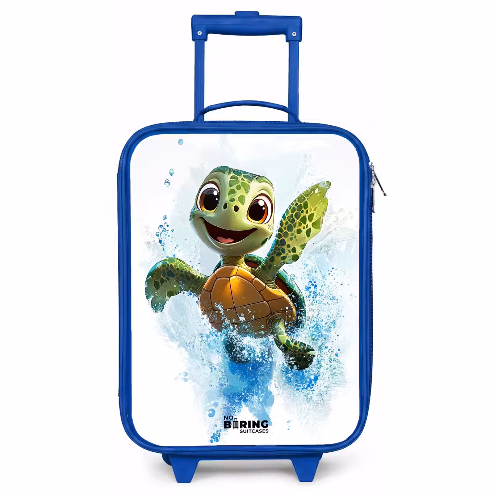 Kids’ Suitcase - Blue - Turtle - Water - Green — 1