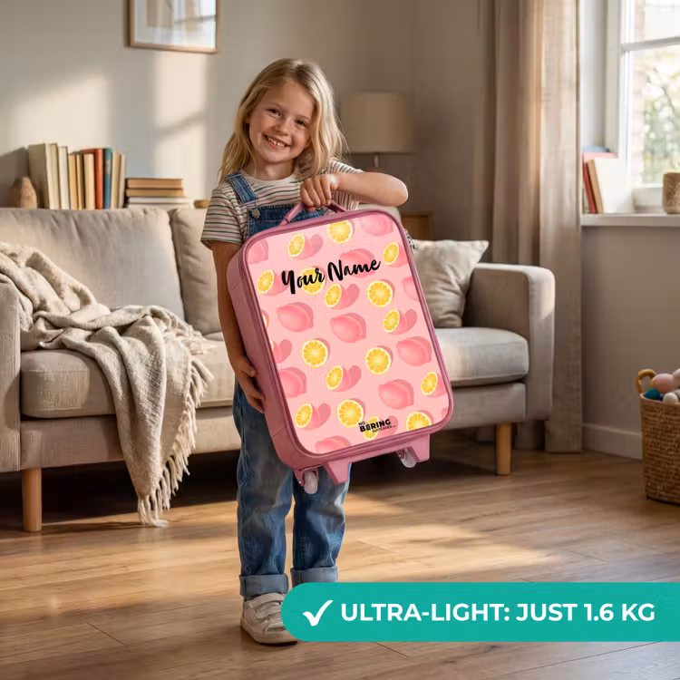 Kids’ Suitcase - Pink - Pink limoncello — 2