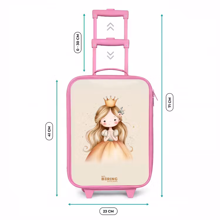 Kids’ Suitcase - Pink - Princess in golden tones — 5