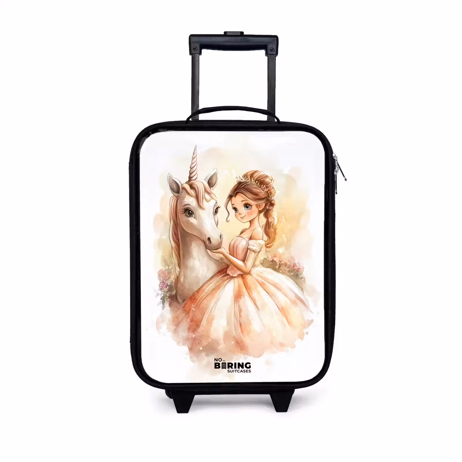 Kids’ Suitcase - Princess in dress with white unicorn — 1