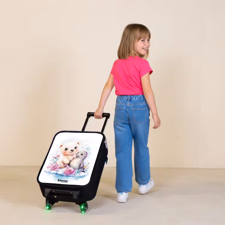 Kids’ Suitcase - Polar bear and seal on an ice floe — 2
