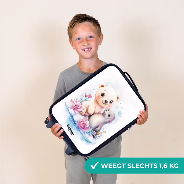 Kids’ Suitcase - Polar bear and seal on an ice floe — 4