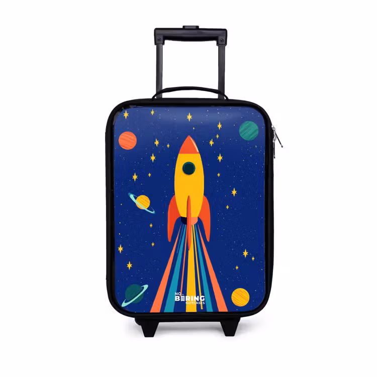 Kids’ Suitcase - Rocket - Stars - Planet - Space — 1