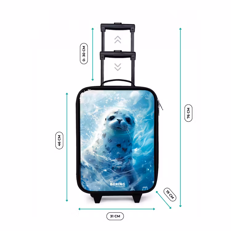 Kids’ Suitcase - Seal pup in clear blue water — 3