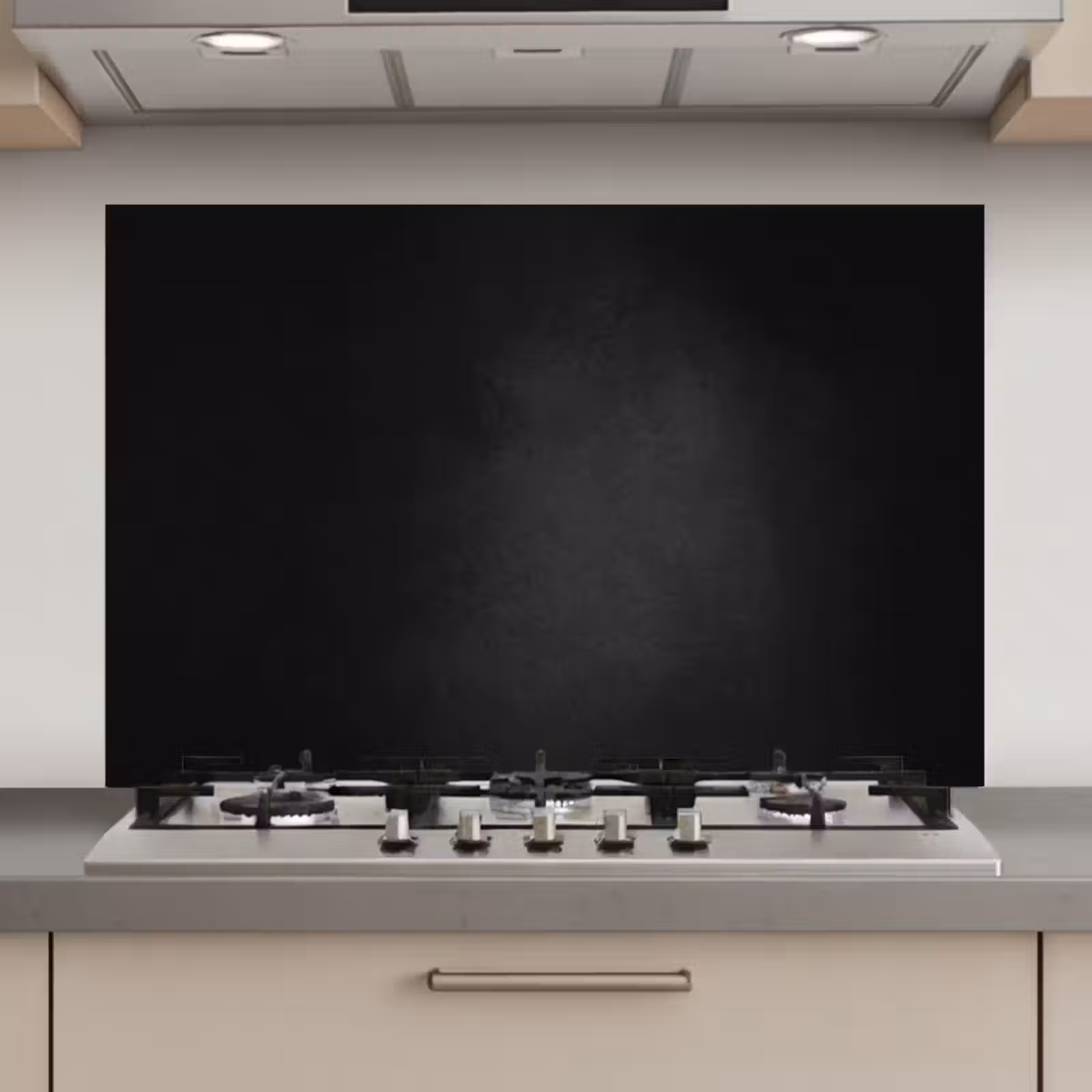 Kitchen Splashback - Concrete - Black - Gray - Textured - Industrial — 1