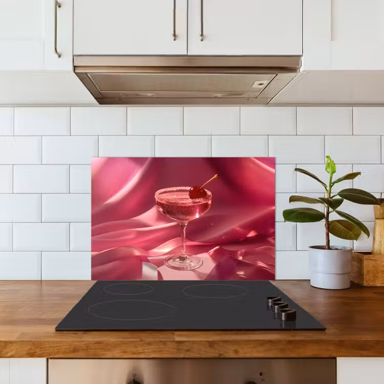 Kitchen Splashback - Cocktail - Pink - Luxe — 4