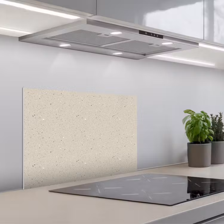Kitchen Splashback - Light beige - Terrazzo - Gray — 3