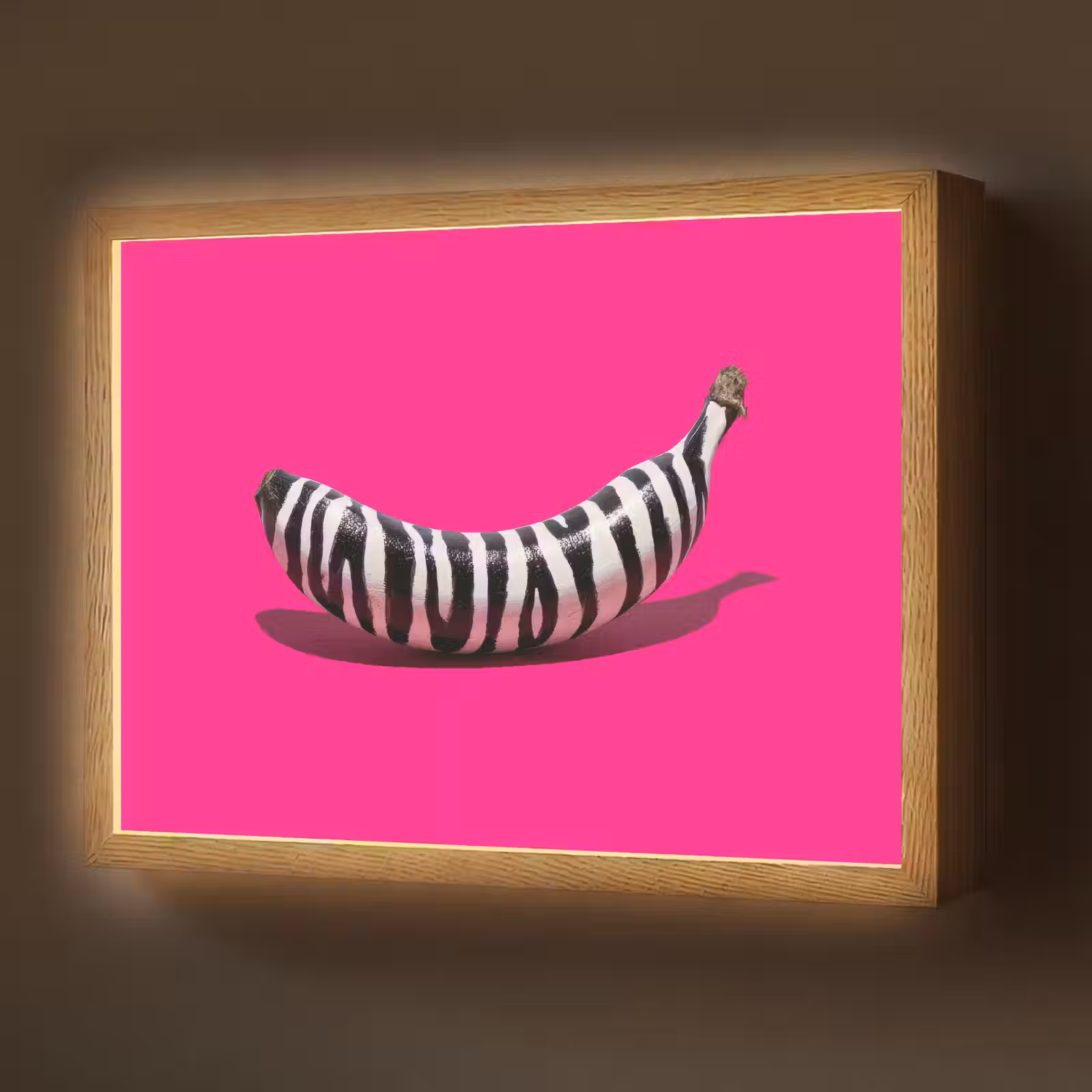 Lightbox - Banana - Zebra print - Pink — 1