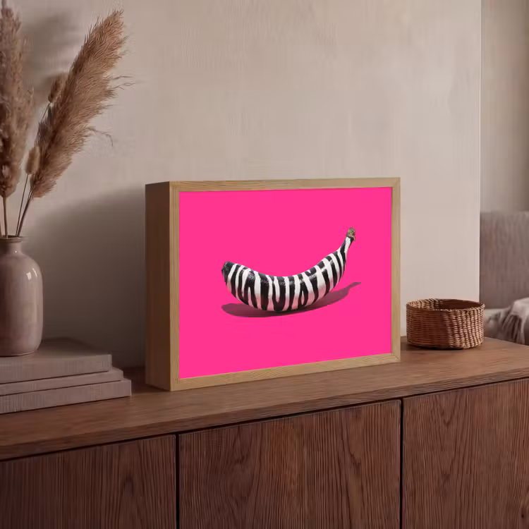 Lightbox - Banana - Zebra print - Pink — 4