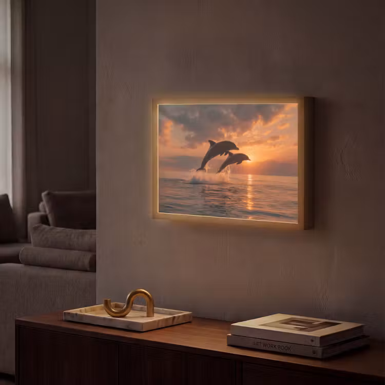 Lightbox - Dolphins - Sea - Realistic — 2