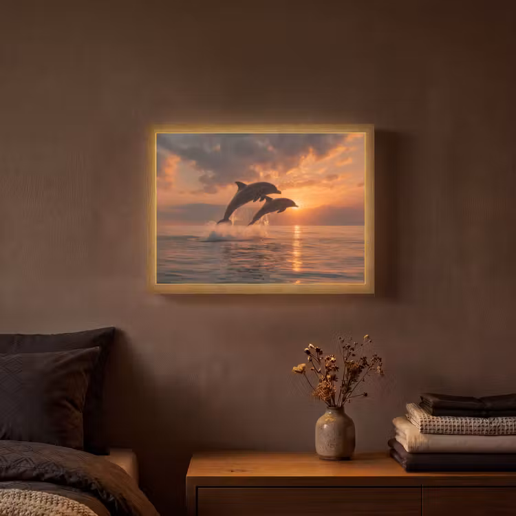 Lightbox - Dolphins - Sea - Realistic — 3