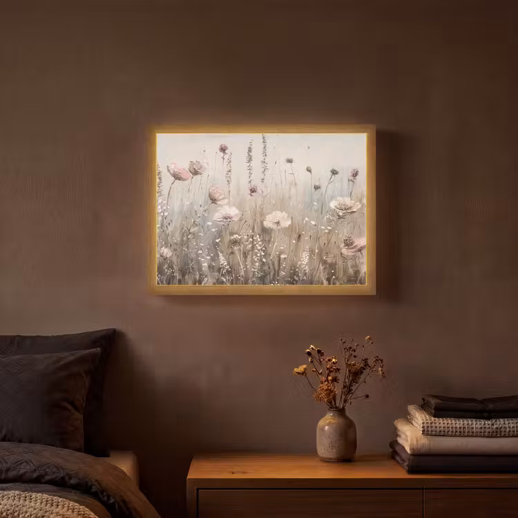 Lightbox - Flowers - Pink - Modern - Beige — 3