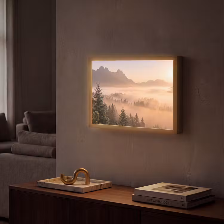 Lightbox - Sunlight - Fog - Mountains - Trees — 2