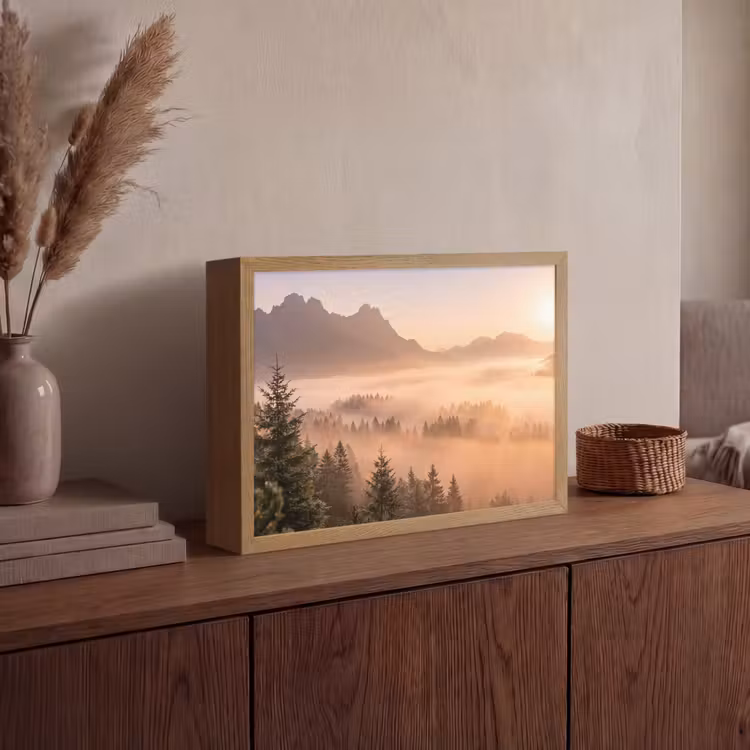 Lightbox - Sunlight - Fog - Mountains - Trees — 4