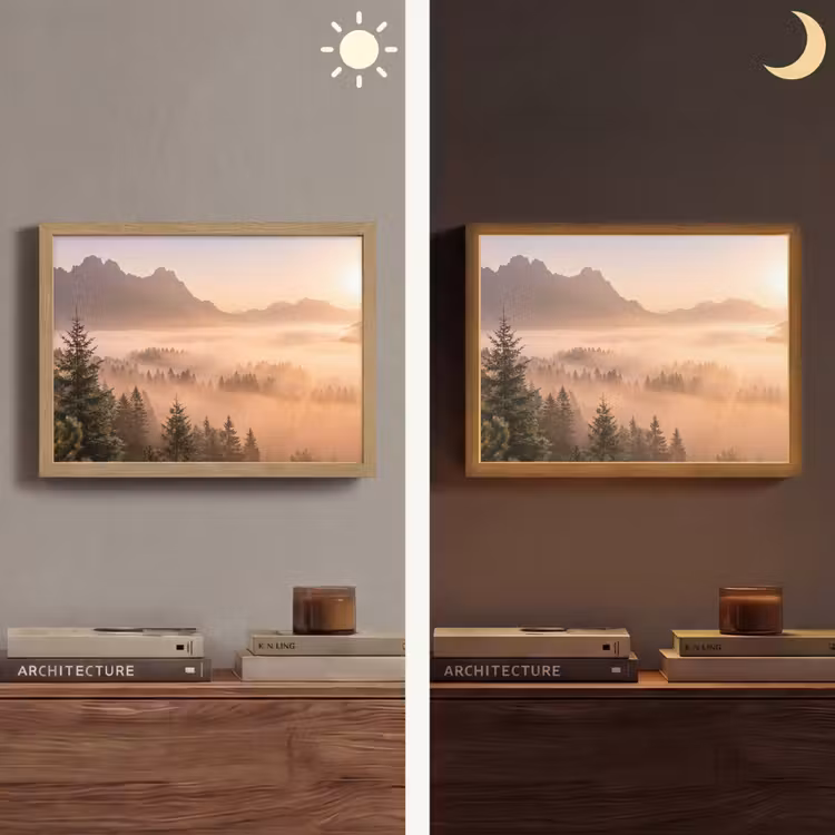 Lightbox - Sunlight - Fog - Mountains - Trees — 5