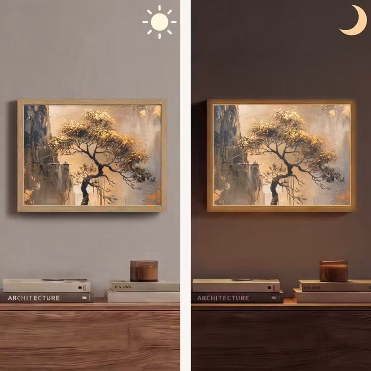 Lightbox - Tree - Gold - Landscape - Paint — 5
