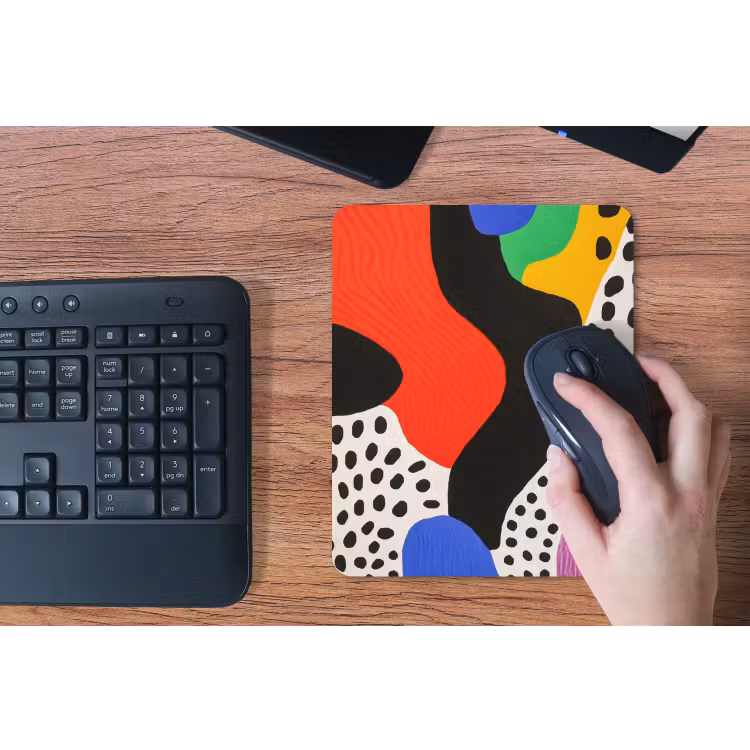Mouse Pad - Abstract - Shapes - Colors - Dots — 3