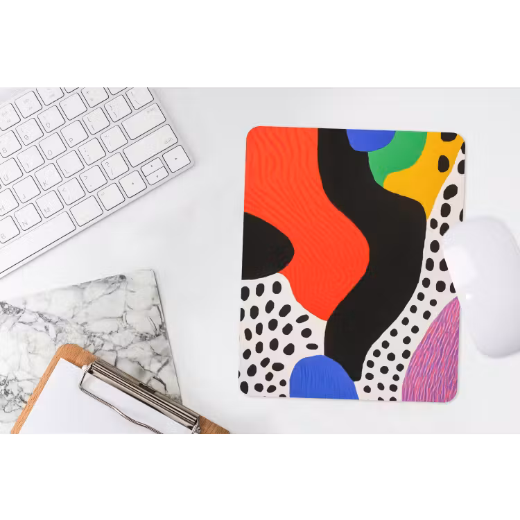 Mouse Pad - Abstract - Shapes - Colors - Dots — 4