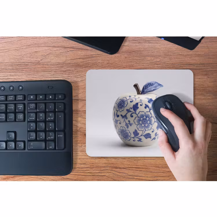 Mouse Pad - Apple - Blue - Classic — 3