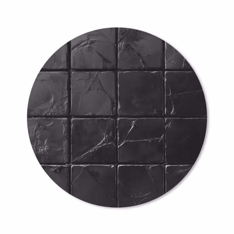Mouse Pad - Black - Tiles - Stone — 1