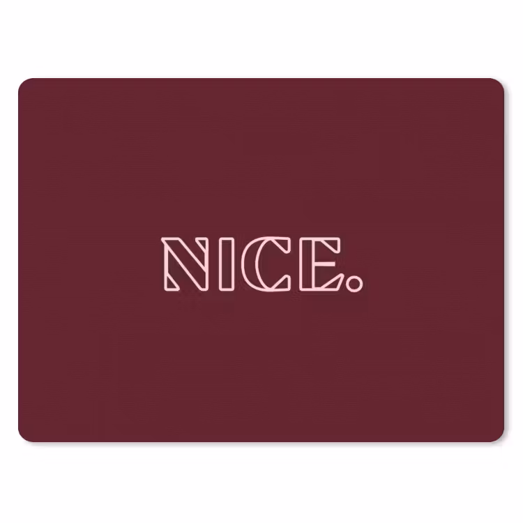 Mouse Pad - Bordeaux - Nice - minimalist — 1