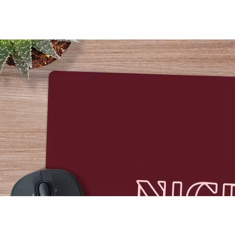 Mouse Pad - Bordeaux - Nice - minimalist — 4