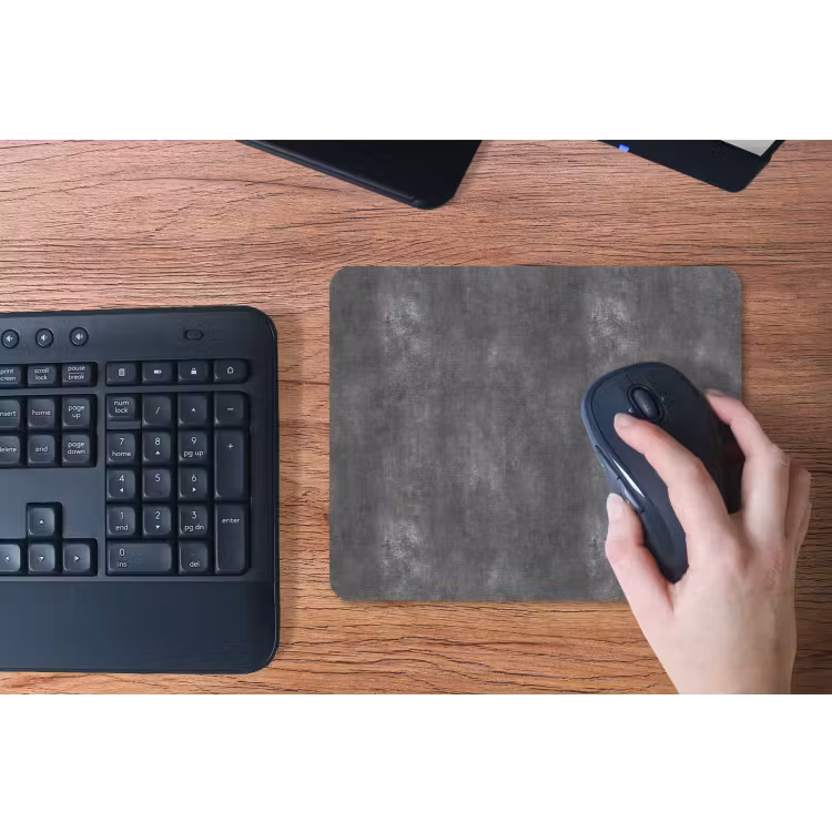 Mouse Pad - Dark gray - Rough - Concrete — 3