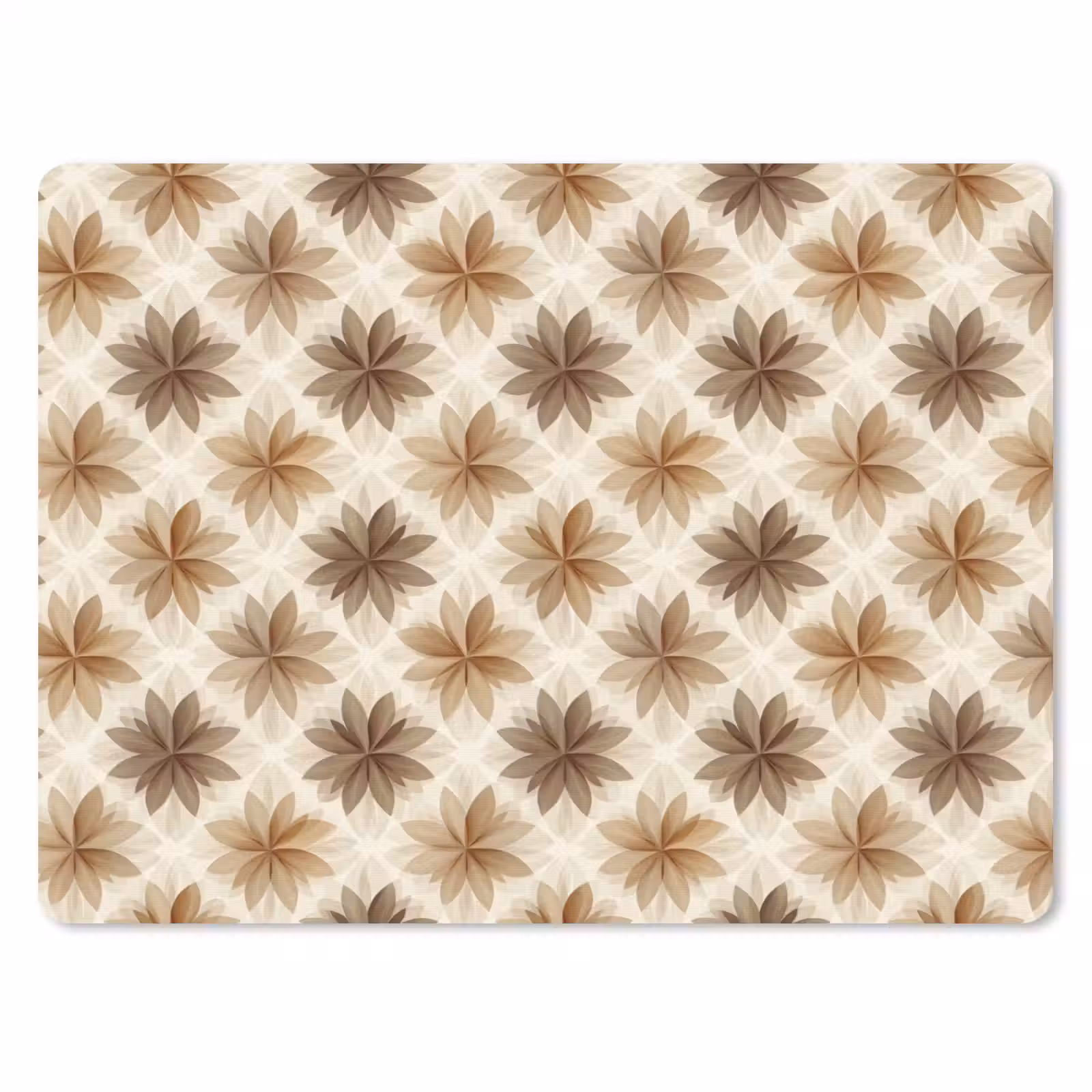 Mouse Pad - Geographic - Pattern - Brown — 1