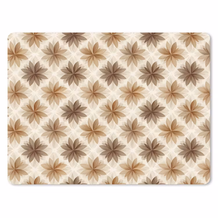 Mouse Pad - Geographic - Pattern - Brown — 1