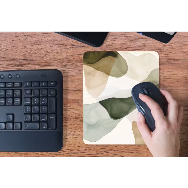 Mouse Pad - Japandi - Abstract - Green — 3