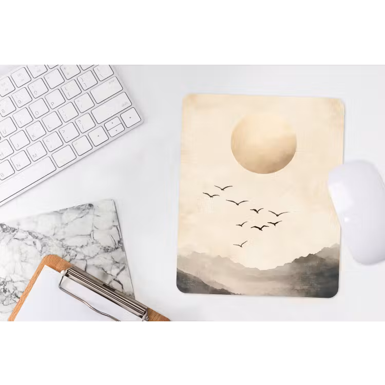 Mouse Pad - Landscape - Japandi - bird — 4