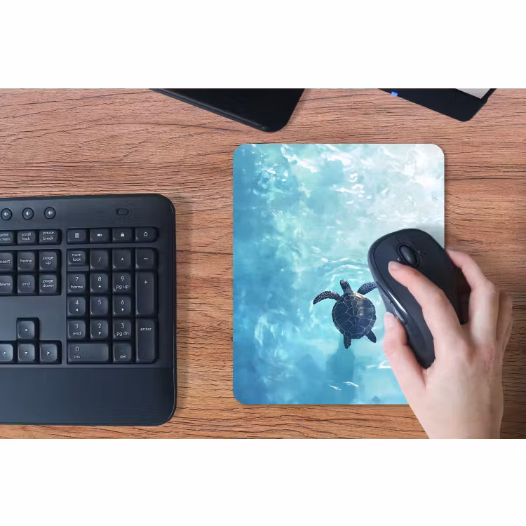 Mouse Pad - Turtle - Sea - Blue - Glare — 3