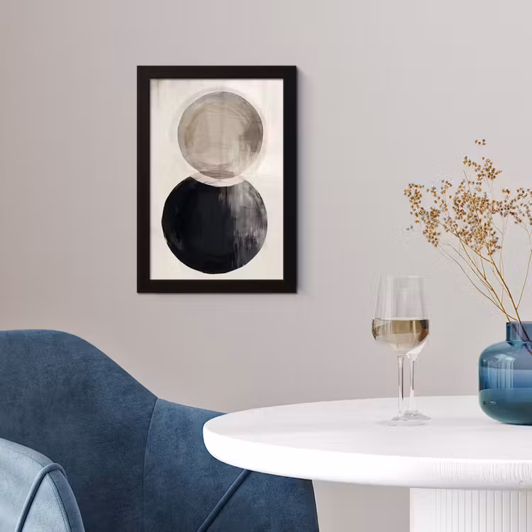 Photo Frame - Circles - Shape - Beige - Abstract — 2