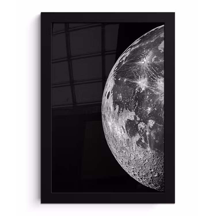Photo Frame - Close-up - Moon - White - Texture — 1