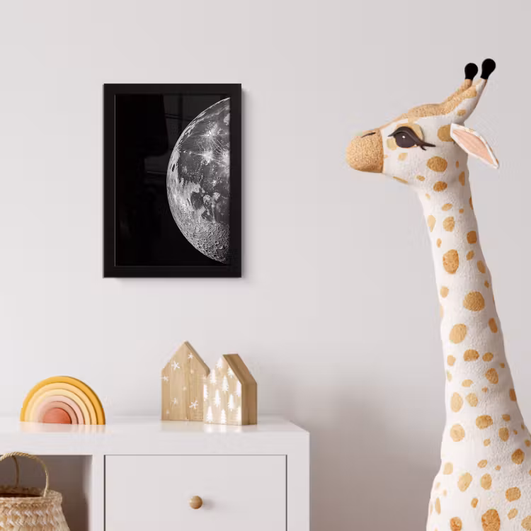 Photo Frame - Close-up - Moon - White - Texture — 5